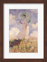 Woman with Parasol turned to the Left, 1886 Fine Art Print