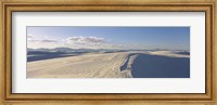 Sand dunes in desert, White Sands National Monument, Alamogordo, Otero County, New Mexico, USA Fine Art Print