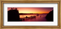 Sunrise on Trinidad Bay, Trinidad, Humboldt County, California, USA Fine Art Print