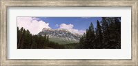 Low angle view of a mountain, Protection Mountain, Bow Valley Parkway, Banff National Park, Alberta, Canada Fine Art Print
