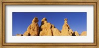 Low angle view of rock formations, Queens Garden, Bryce Canyon National Park, Utah, USA Fine Art Print