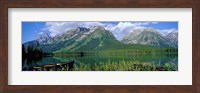Canoe Leigh Lake, Grand Teton National Park Fine Art Print
