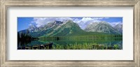 Canoe Leigh Lake, Grand Teton National Park Fine Art Print