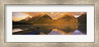 Mountains Reflecting in Canoe Leigh Lake, Grand Teton National Park Fine Art Print