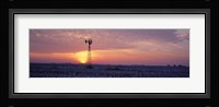 Windmill Cornfield Edgar County IL USA Fine Art Print