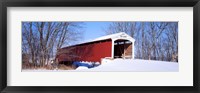 Neet Covered Bridge Parke Co IN USA Framed Print