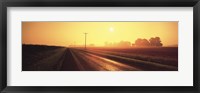 Sunrise Road Maryland USA Fine Art Print