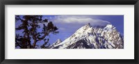 Clouds over snowcapped mountains, Grand Teton National Park, Wyoming, USA Fine Art Print