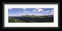 High angle view of a mountain range, Rocky Mountain National Park, Colorado, USA Fine Art Print