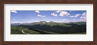 High angle view of a mountain range, Rocky Mountain National Park, Colorado, USA Fine Art Print