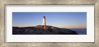 Peggy's Point Lighthouse, Peggy's Cove, Nova Scotia, Canada Fine Art Print