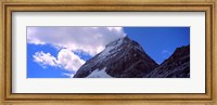 Low angle view of a mountain peak, Mt Matterhorn, Zermatt, Valais Canton, Switzerland Fine Art Print