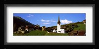 Swiss village in Rhone Valley, Switzerland Fine Art Print