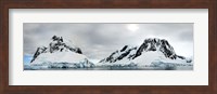Mountains and glaciers, Lemaire Channel, Antarctic Peninsula Fine Art Print