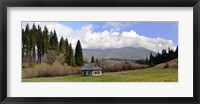 Old wooden home on a mountain, Slovakia Fine Art Print