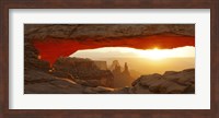 Mesa Arch at sunset, Canyonlands National Park, Utah, USA Fine Art Print