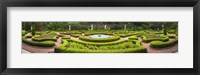 Fountain in a garden, Latham Memorial Garden, Tryon Palace, New Bern, North Carolina, USA Fine Art Print