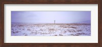 Snow covered landscape in winter, Antelope Flat, Grand Teton National Park, Wyoming, USA Fine Art Print