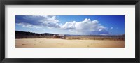 Old well and ranch in the desert, Utah, USA Fine Art Print