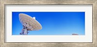 Radio telescope satellite dishes of the Very Large Array on the Plains of San Agustin, Socorro, New Mexico, USA Fine Art Print