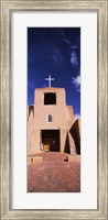 Facade of a church, San Miguel Mission, Santa Fe, New Mexico, USA Fine Art Print