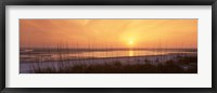 Sea at dusk, Gulf of Mexico, Tigertail Beach, Marco Island, Florida, USA Fine Art Print
