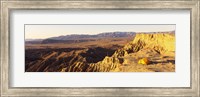 Person Camping on Cliff, Anza Borrego Desert State Park, California Fine Art Print
