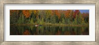 Reflection of trees in water, near Antigo, Wisconsin, USA Fine Art Print