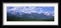 Mountains fr Beaver Meadows Rocky Mt National Park CO USA Fine Art Print