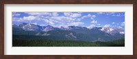 Mountains fr Beaver Meadows Rocky Mt National Park CO USA Fine Art Print