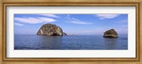 Two large rocks in the ocean, Los Arcos, Bahia De Banderas, Puerto Vallarta, Jalisco, Mexico Fine Art Print