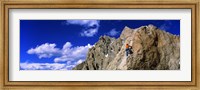 Rock Climber Grand Teton National Park WY USA Fine Art Print
