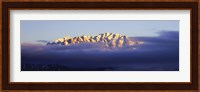 Snowcapped Mountains at Dawn, Grand Teton National Park Fine Art Print