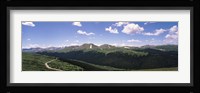 High angle view of a mountain range, Rocky Mountain National Park, Colorado, USA Fine Art Print