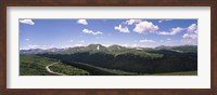 High angle view of a mountain range, Rocky Mountain National Park, Colorado, USA Fine Art Print