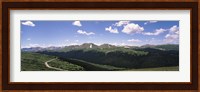 High angle view of a mountain range, Rocky Mountain National Park, Colorado, USA Fine Art Print