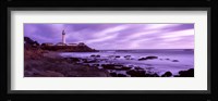 Lighthouse on the coast, Pigeon Point Lighthouse, California, USA Fine Art Print