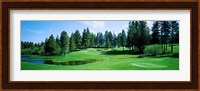 Golf course, Edgewood Tahoe Golf Course, Stateline, Douglas County, Nevada, USA Fine Art Print