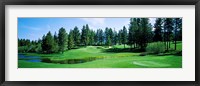 Golf course, Edgewood Tahoe Golf Course, Stateline, Douglas County, Nevada, USA Fine Art Print