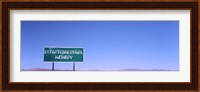 Extraterrestrial Highway sign, Area 51, Nevada, USA Fine Art Print