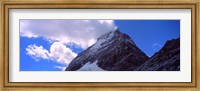 Low angle view of a mountain peak, Mt Matterhorn, Zermatt, Valais Canton, Switzerland Fine Art Print