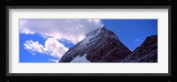 Low angle view of a mountain peak, Mt Matterhorn, Zermatt, Valais Canton, Switzerland Fine Art Print