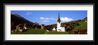 Swiss village in Rhone Valley, Switzerland Fine Art Print