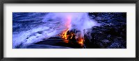Lava flowing from a volcano, Kilauea, Hawaii Volcanoes National Park, Big Island, Hawaii, USA Fine Art Print