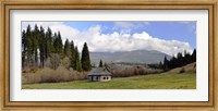 Old wooden home on a mountain, Slovakia Fine Art Print