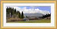 Old wooden home on a mountain, Slovakia Fine Art Print