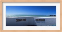 Junction of Atlantic Ocean and Gulf of Mexico, Key West, Monroe County, Florida, USA Fine Art Print