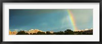 Rainbow over Capitol Reef National Park, Utah, USA Fine Art Print