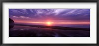 Sunset over Pomponio State Park, San Mateo County, California, USA Fine Art Print
