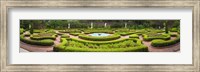 Fountain in a garden, Latham Memorial Garden, Tryon Palace, New Bern, North Carolina, USA Fine Art Print